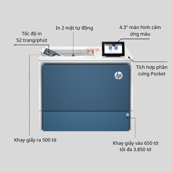 Máy in màu HP Color LaserJet Enterprise 6700DN 6QN33A