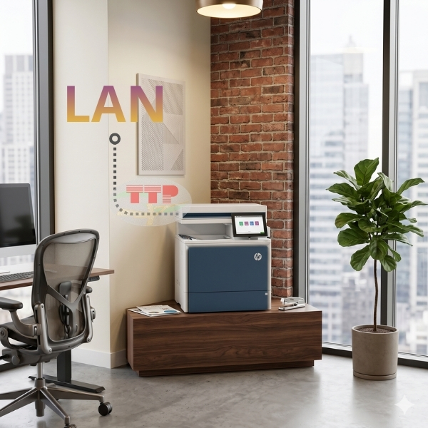 Máy in màu HP Color LaserJet Enterprise MFP 5800DN 6QN29A