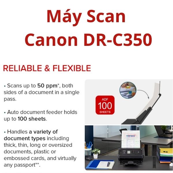 máy scan Canon DR-C350
