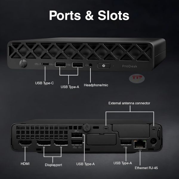 Máy tính bộ HP ProDesk 4 Mini G1i C3TW6PT Ultra 5-225T