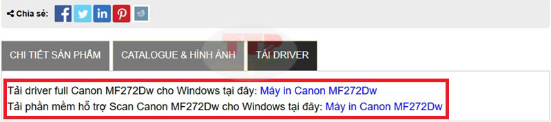  tải Driver Canon MF272Dw