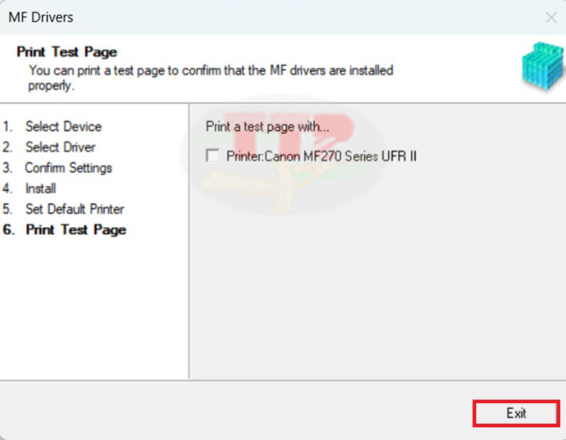 cài đặt driver Canon MF272Dw