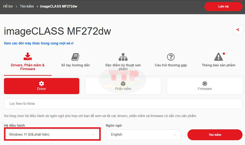  tải Driver Canon MF272Dw