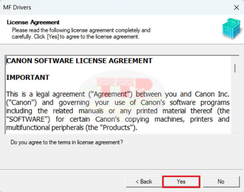 cài đặt driver Canon MF272Dw