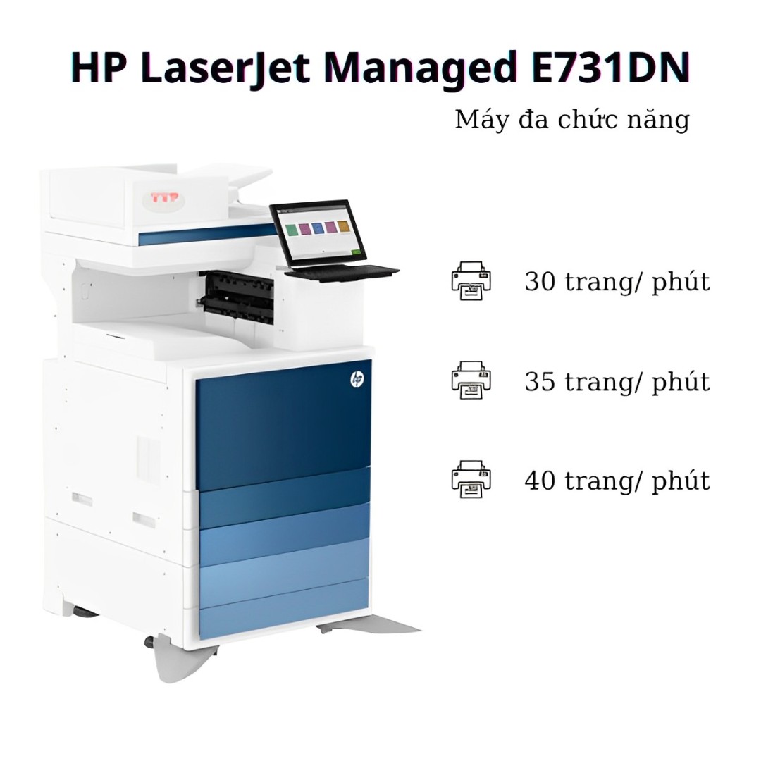 Máy Photocopy HP LaserJet Managed E731DN