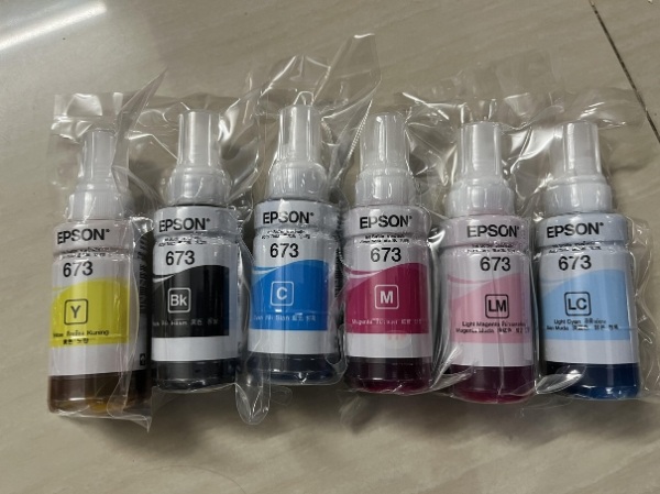 Hộp mực Epson T673 BK/C/M/Y/LC/LM