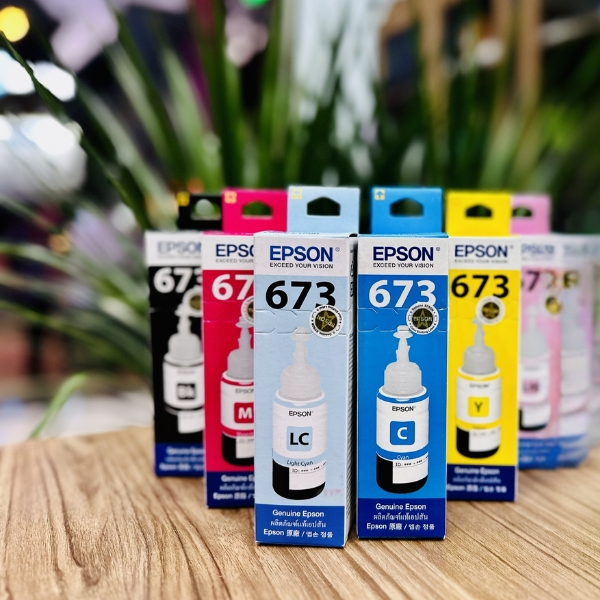 Hộp mực Epson T673 BK/C/M/Y/LC/LM