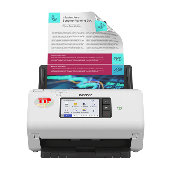 máy scan Brother ADS-4700W khi sử dụng