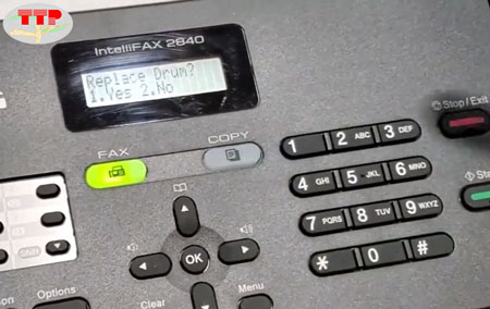 replace toner Brother 2840