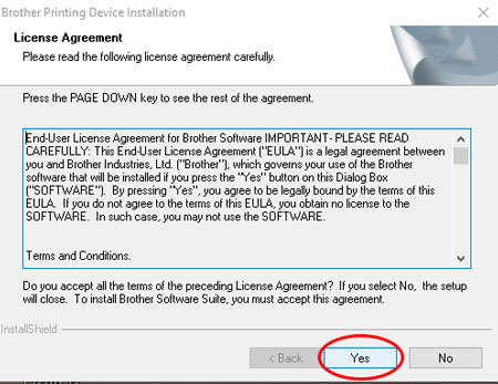 Cài đặt Brother 2321D-2