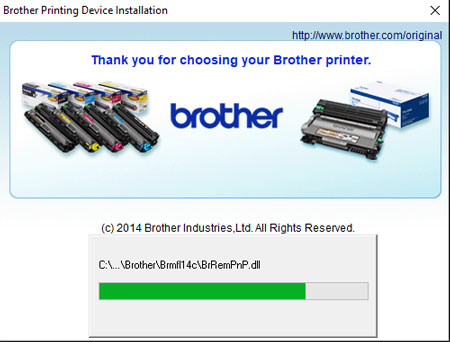 Cài đặt máy in Brother 2321D