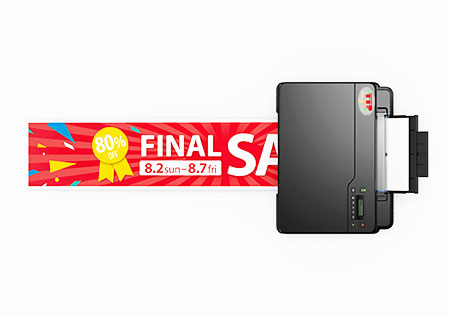 In banner dài đến 1.2 mét