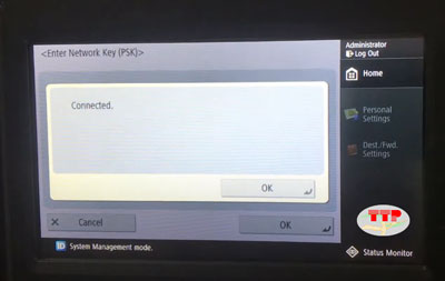 Kết nối WiFi thành công