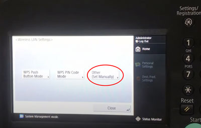 Kết nối wifi máy photocopy Canon IR 2625i