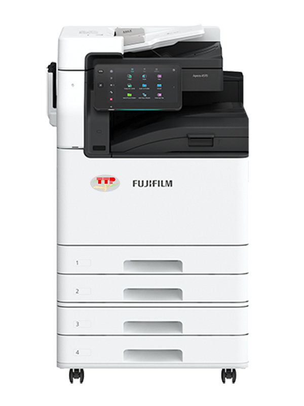 máy photocopy FujiFilm 4570 khi lắp 4 khay giấy tự động