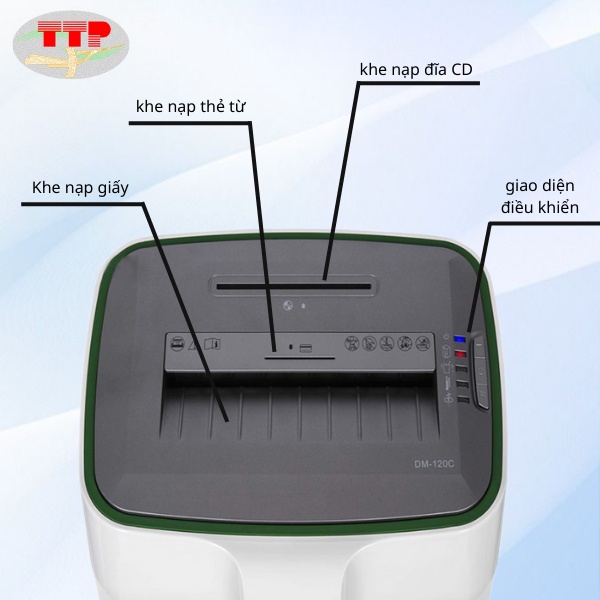 Máy hủy giấy Magitech DM-120C