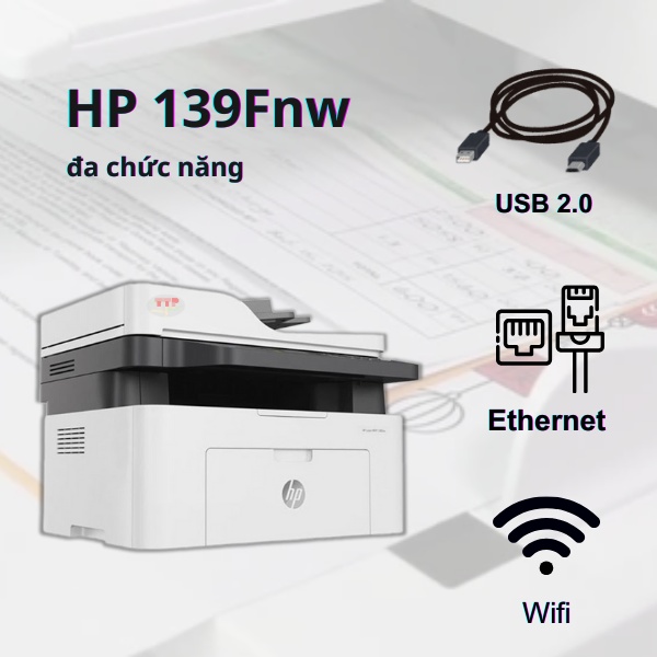 Máy in laser HP 139Fnw A0NU1A