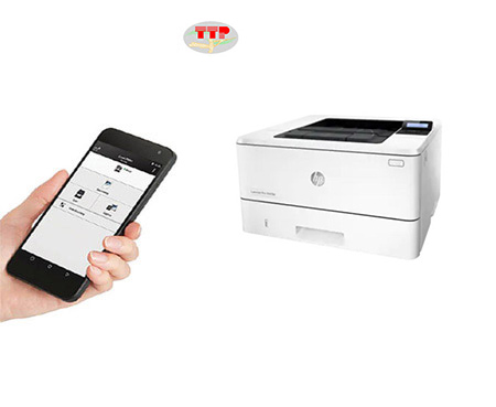 Máy in HP 501Dn in từ điện thoại