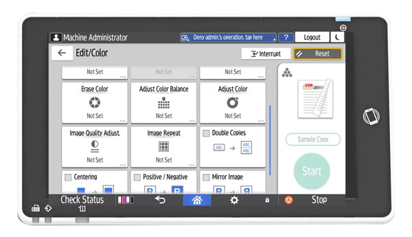 Màn hình LCD Ricoh IM 2500