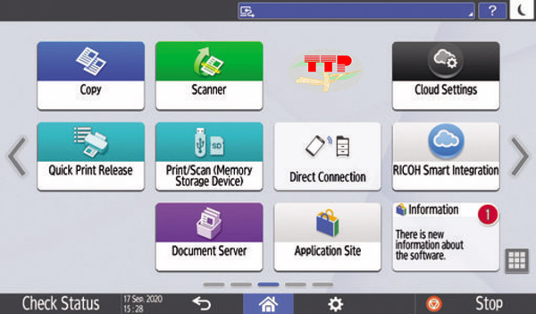 Màn hình LCD Ricoh IM 3000