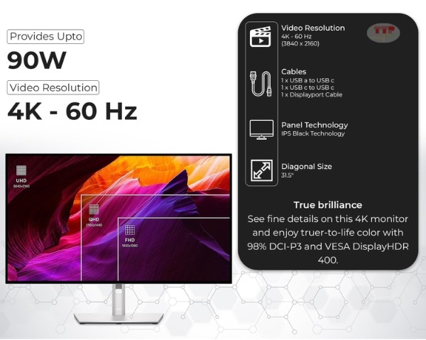 Màn hình Dell U3223QE TTP