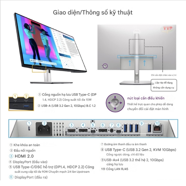 Màn hình Dell U3223QE TTP