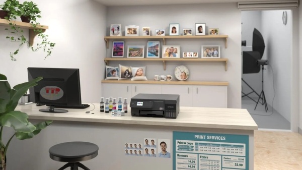 Máy in phun màu Epson EcoTank L8100 TTP