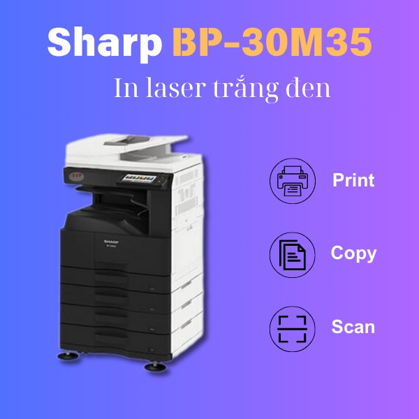 Máy Photocopy Sharp BP-30M35