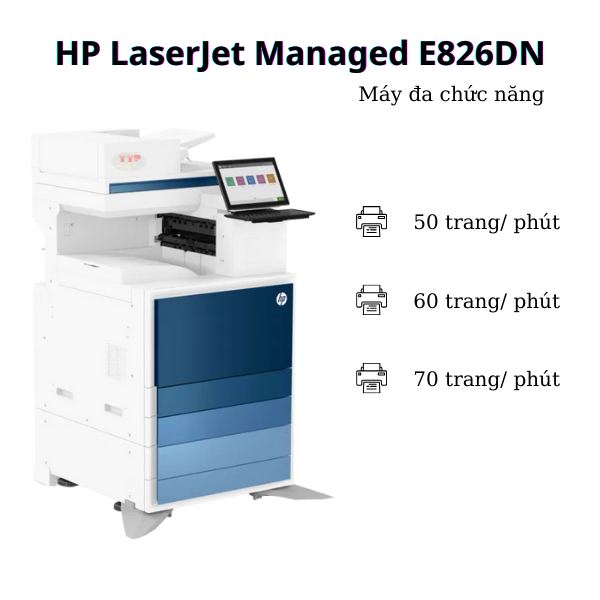 Máy Photocopy HP LaserJet Managed E826DN