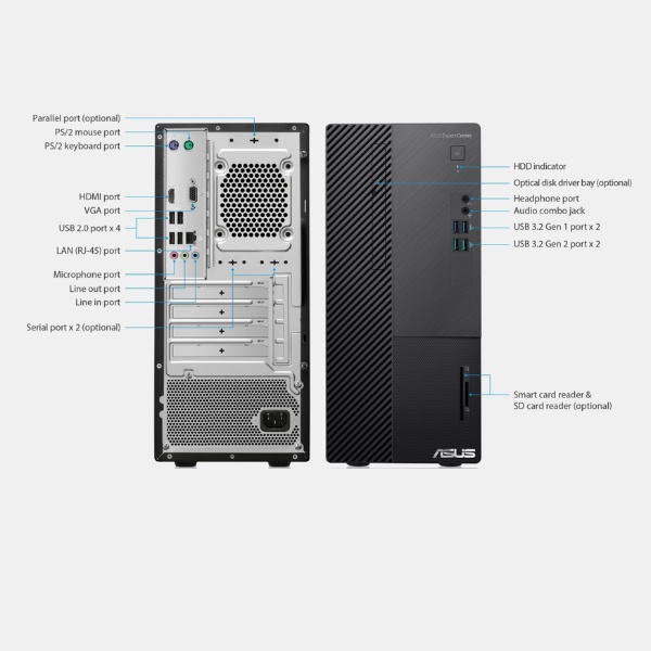 PC Asus D500ME-313100109W i3-13100