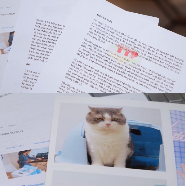 Máy in phun màu HP Smart Tank 520 1F3W2A