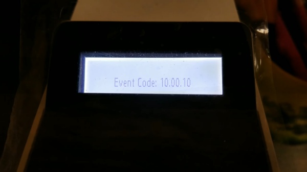 khắc phục lỗi HP Event code 10.00.10