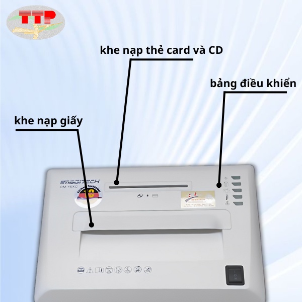 Máy hủy giấy Magitech OM–16XC