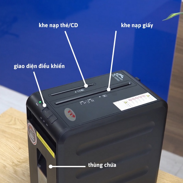 Máy hủy tài liệu Silicon PS 1005C