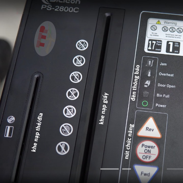 máy hủy tài liệu Silicon PS 2800C