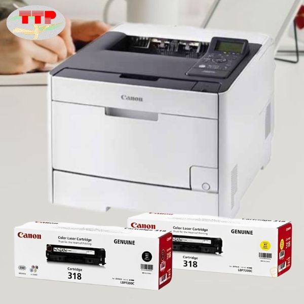 Hộp mực Canon 318 Bk C M Y