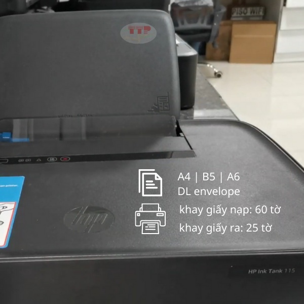Máy in phun màu HP Ink Tank 115 2LB19A