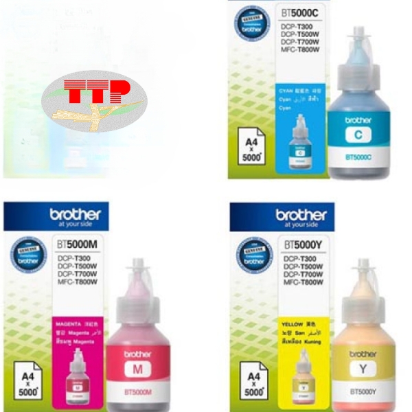 Hộp mực Brother BT5000C/M/Y TTP
