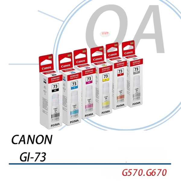 Hộp mực Canon GI-73 BK/GY/C/Y/M/R TTP