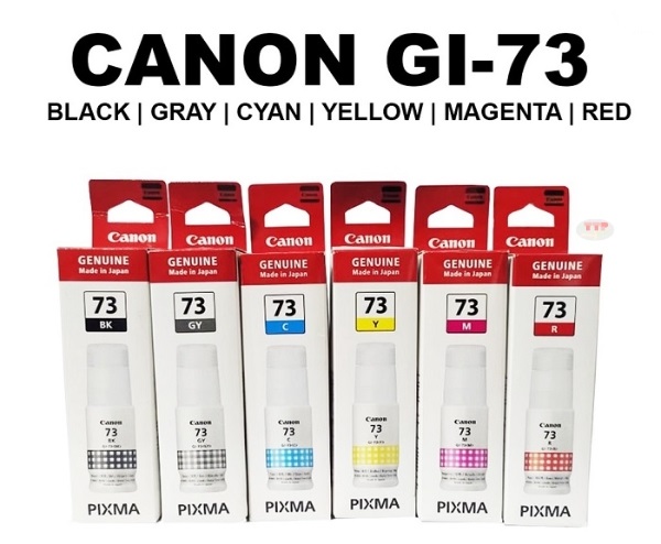 Hộp mực Canon GI-73 BK/GY/C/Y/M/R TTP