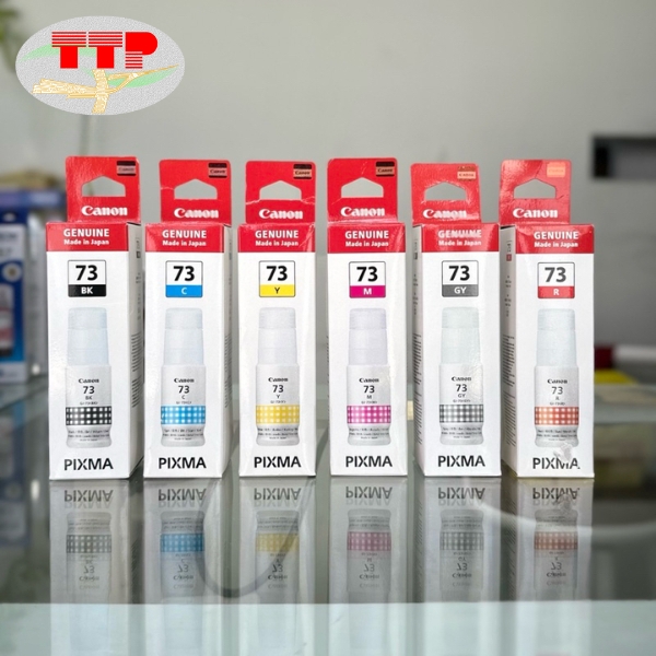 Hộp mực Canon GI-73 BK/GY/C/Y/M/R TTP