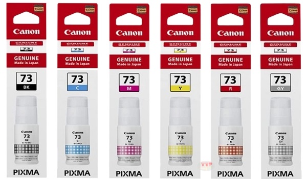 Hộp mực Canon GI-73 BK/GY/C/Y/M/R TTP