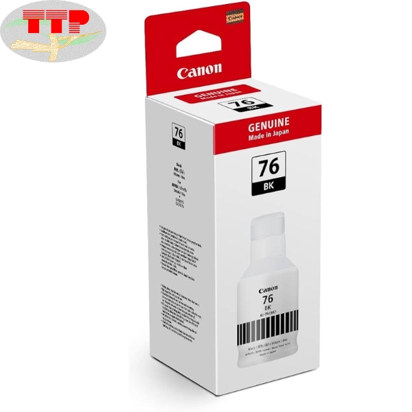 Hộp mực Canon GI-76 BK, C, M, Y
