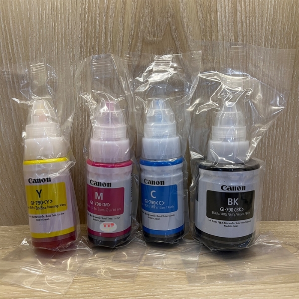 Hộp mực Canon GI-790 BK, C, M, Y TTP