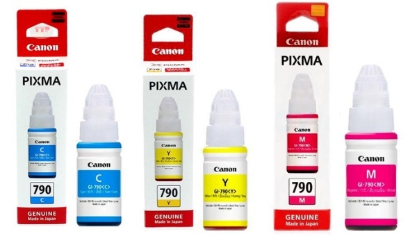 Hộp mực Canon GI-790 BK, C, M, Y TTP