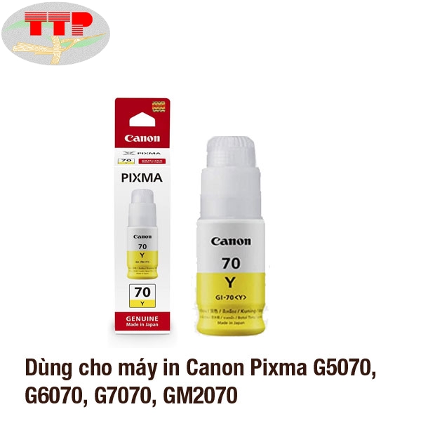 Hộp mực Canon GI-70 BK, C, M, Y TTP