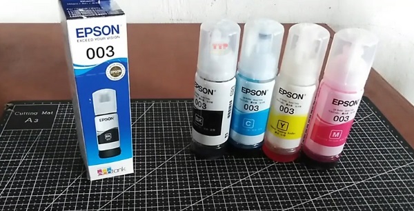 Hộp mực Epson 003 BK, C, M, Y TTP