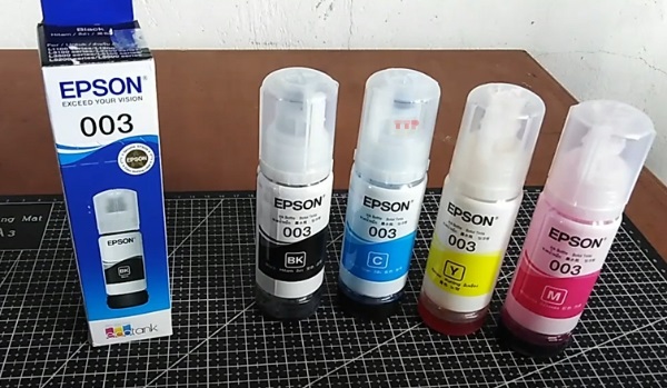 Hộp mực Epson 003 BK, C, M, Y TTP