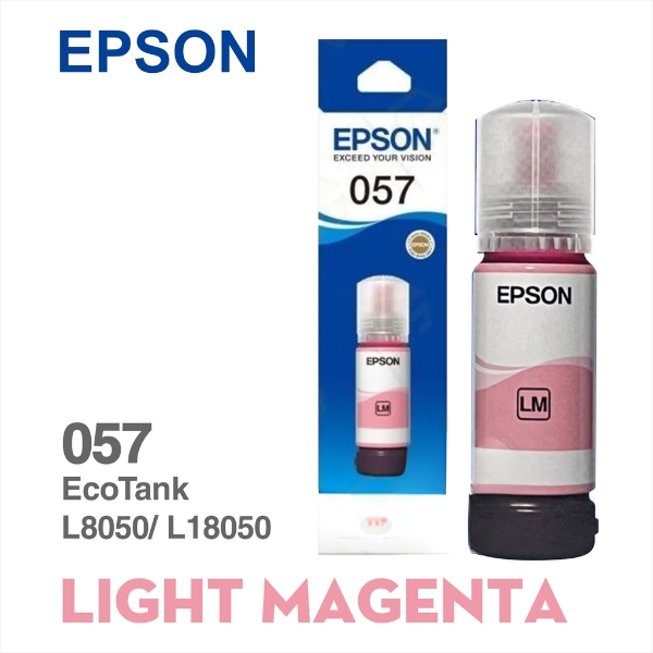 Hộp mực Epson 057 BK, C, M, Y, LC, LM TTP