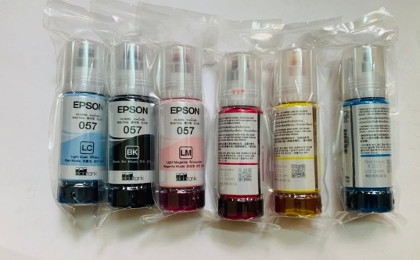Hộp mực Epson 057 BK, C, M, Y, LC, LM TTP